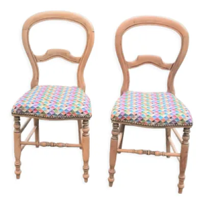 Paire chaises style - louis philippe