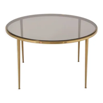 Table basse en laiton - circulaire