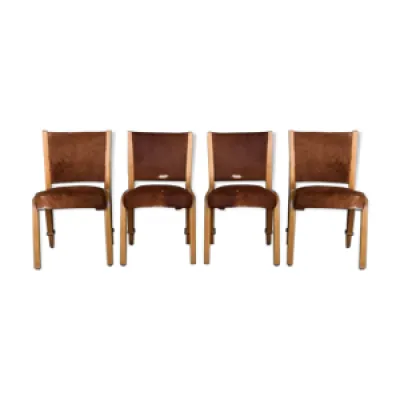 Série de 4 chaises Von - cuir