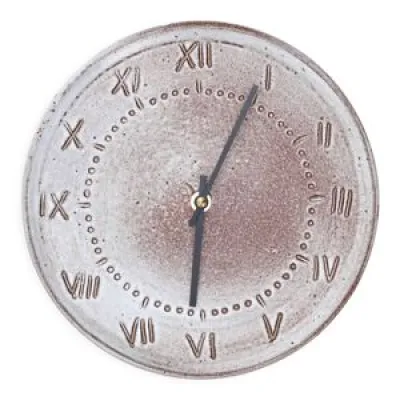 Horloge en grès de jeanne - norbert