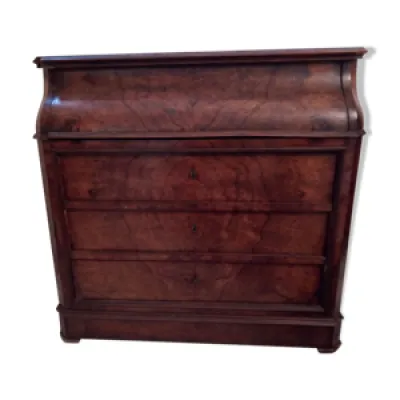 Commode coiffeuse dite - noyer ronce