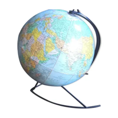 Globe terrestre piétement - paris 1960