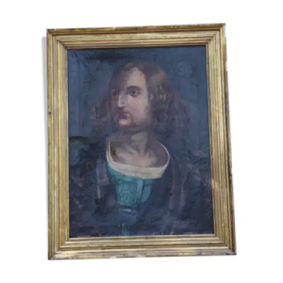 Portrait huile sur toile - christophe