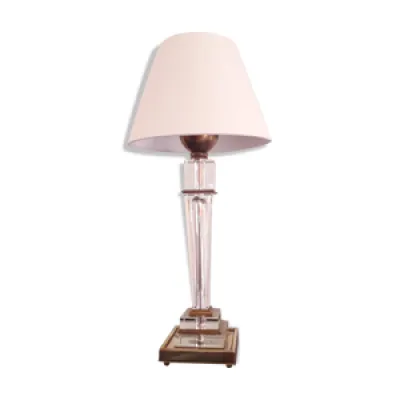 Lampe de table française - lucite