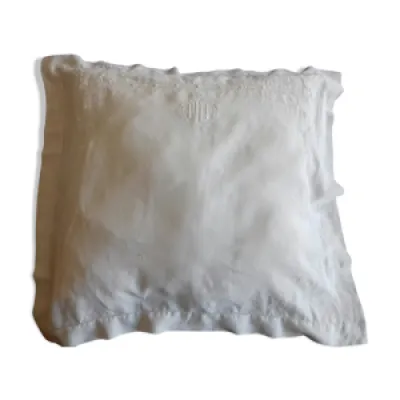 Taie oreiller coton très - blanc craie