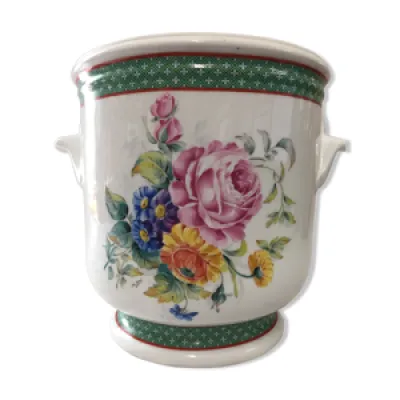Ancien cache-pot vase - paris porcelaine