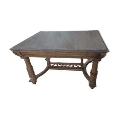 Table ancienne en chêne - extensible