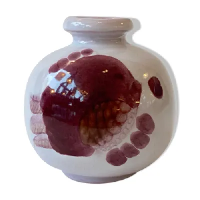 Vase en céramique de - decor poisson