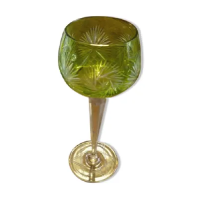 Ancien verre en cristal - absinthe