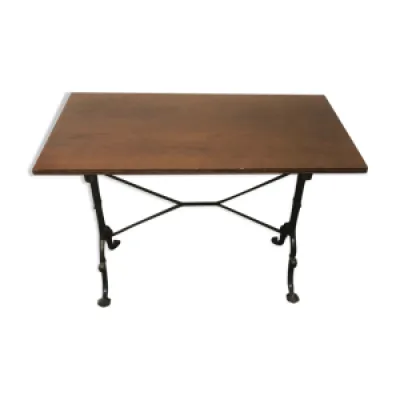 Table de bistrot rectangulaire - bois plateau
