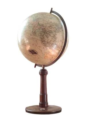 Globe terrestre allemand