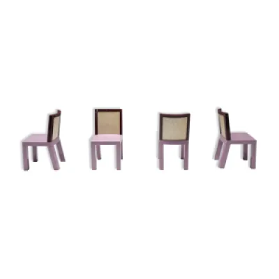 4 chaises design Sottsass et Marco