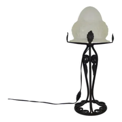 Lampe champignon Art - pied verre