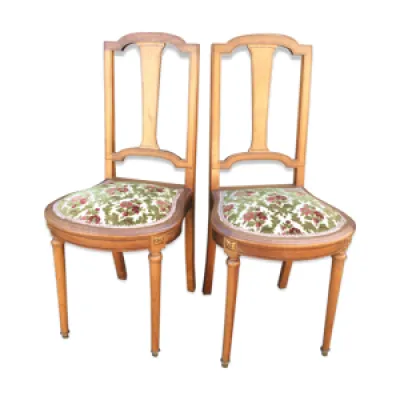 Chaises raquettes duo - 1920 style louis