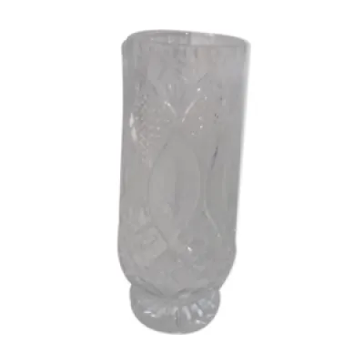Vase en cristal ciselé