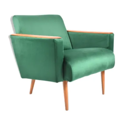 fauteuil en velours vintage, - couleur