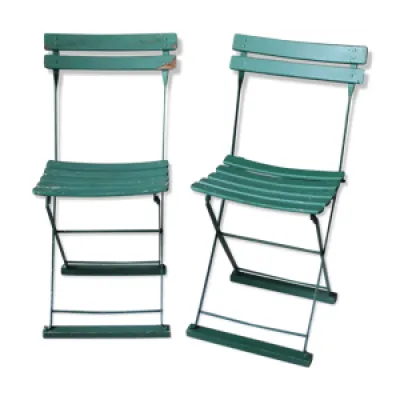 Paire chaises terrasse