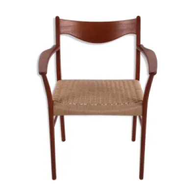 fauteuil par Ejnar Larsen - 1960 danemark