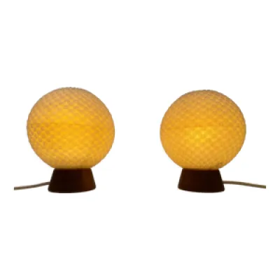 Paire lampes chevets - 1960