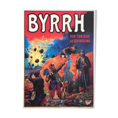 Affiche vintage Byrrh - vin