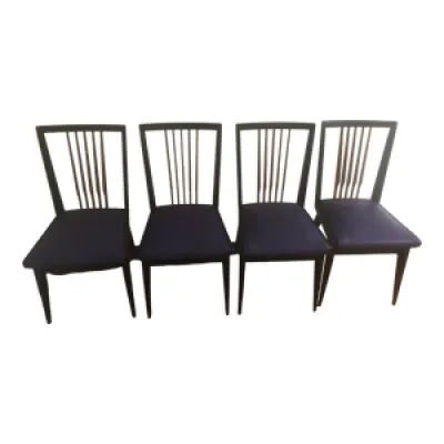 Série de 4 chaises 1960