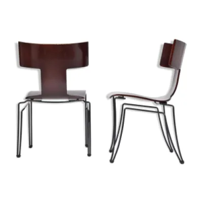 Pair of vintage Anziano - chairs dining