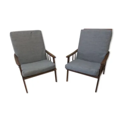 Paire de fauteuils vintages - scandinave