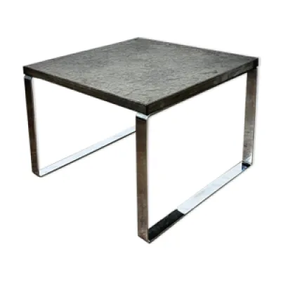 Vintage coffee table - chrome and