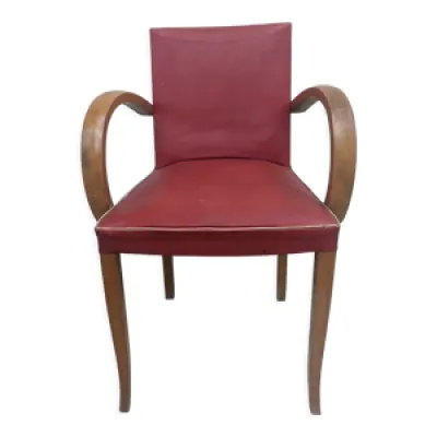 fauteuil bridge vintage - rouge
