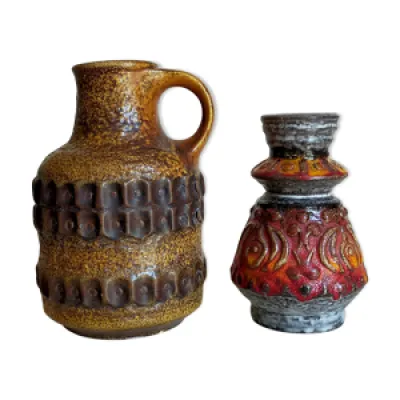 Duo de céramiques vintages - made