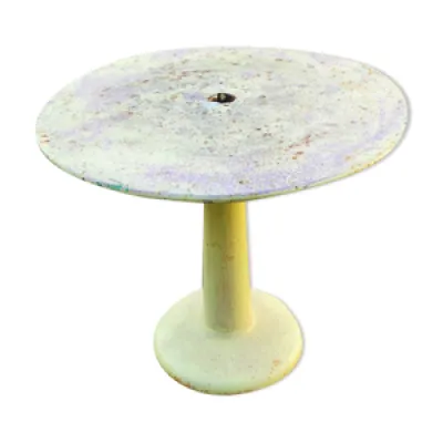 Table ronde acier modèle - pauchard tolix