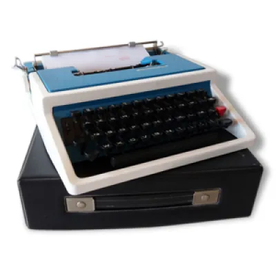 Machine à écrire Underwood - bleue