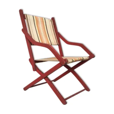Chaise de plage pliante - 1960 type