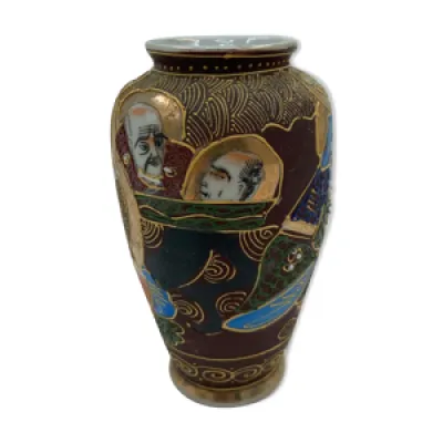 Vase satsuma a decor - personnages