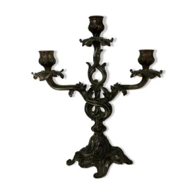 Chandelier rocaille 19 - bougeoir style