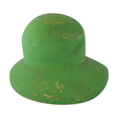 Moule à chapeau en plâtre - couleur verte