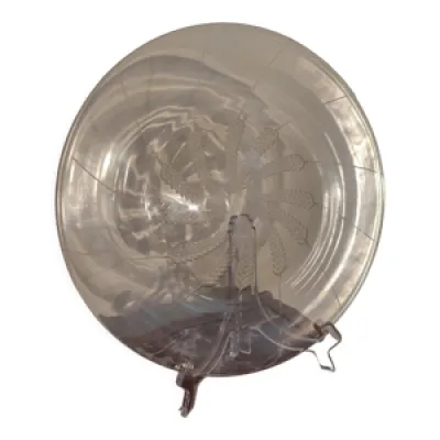 Plat lalique modele Lucerne - cristal
