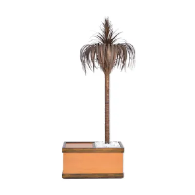 Lampadaire Hollywood - palmier bois