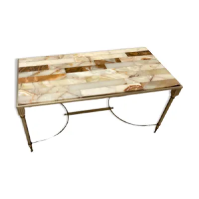 Table basse hollywood - regency marbre