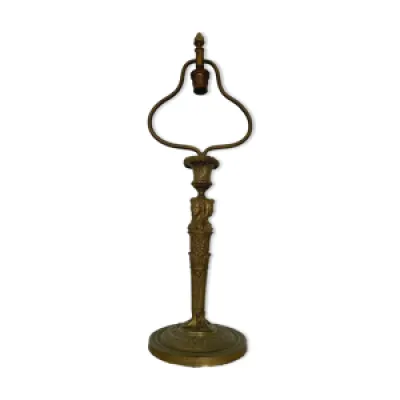 Pied lampe style - xvi bronze