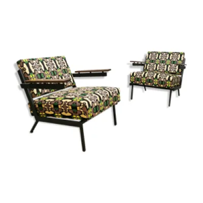 2 fauteuils vintage design
