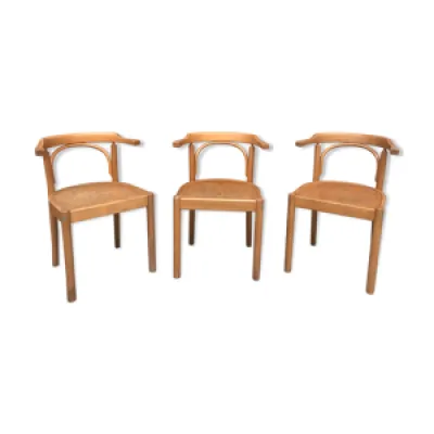 Série de 3 fauteuils - 1980