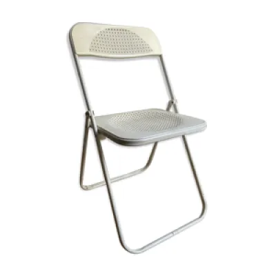 Chaise pliante blanche - plastique
