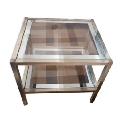 Table basse d'appoint - style verre