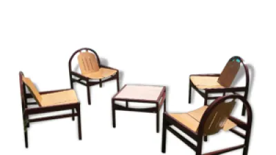 Ensemble salon Baumann - fauteuils table