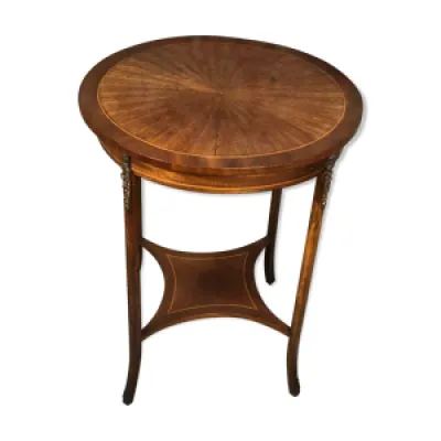 Table d'appoint de style - bois bronze