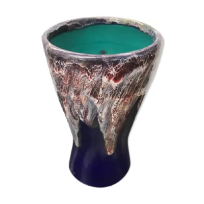 Vase Gaubier céramique - bleu