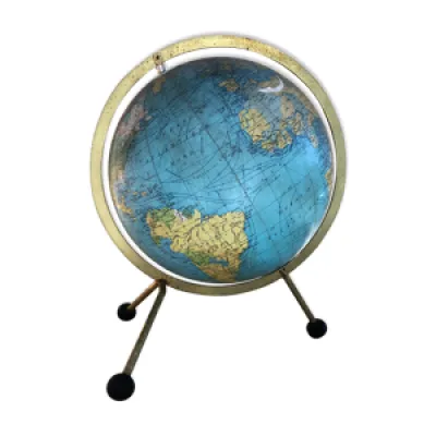 ancienne mappemonde globe - verre