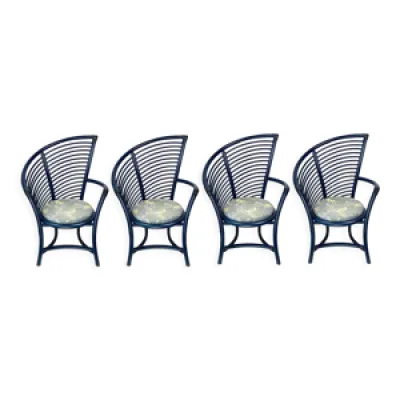 Ensemble de 4 chaises - 1980