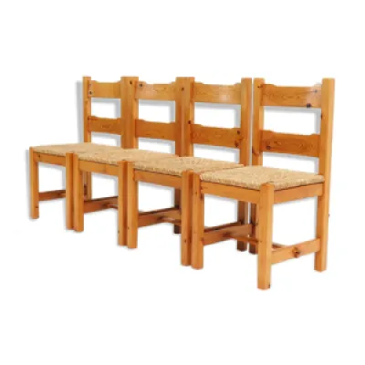 Ensemble de chaises des - bois pin